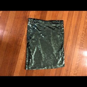 Green Eloquii sequin pencil skirt - 18/20